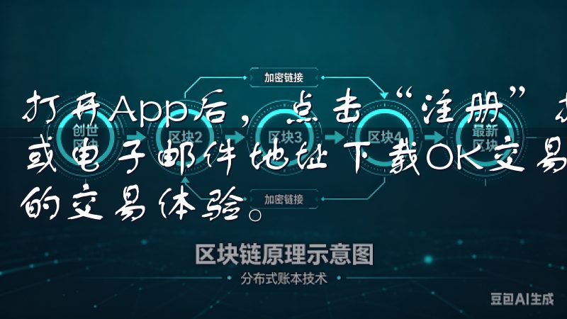 打开App后，点击“注册”按钮，系统会提示您输入手机号码或电子邮件地址下载OK交易所最新版本APP，享受稳定快速的交易体验。
